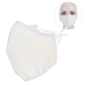 Yellow washable cotton face cover for adults, breathable dust-proof mouth mask from Everything Baby, ideal for health and grooming.