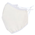 Yellow washable cotton face cover for adults, breathable dust-proof mouth mask, part of baby and kids health and grooming kit.