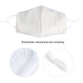Yellow washable cotton face cover for adults, breathable dust-proof mouth mask, suitable for men and women, from Everything Baby.