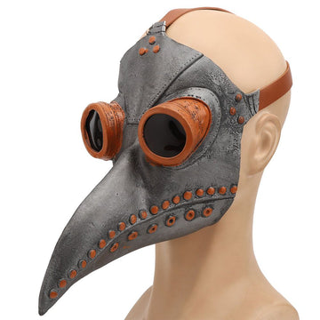 Black copper bird beak mask for Halloween cosplay, baby and kids pretend play toy, costume face cover from Everything Baby.