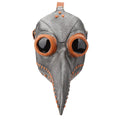 Black copper Halloween bird beak mask for kids, pretend play costume face cover, part of baby and kids' party dress-up toys.