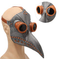 Black copper Halloween bird beak mask for kids, pretend play costume prop with face cover for party and dress-up fun.