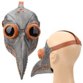 Black copper Halloween bird beak mask for kids, pretend play costume face cover with decorative bird mouth prop by Everything Baby.