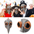 Black copper Halloween bird beak mask for kids, pretend play costume prop with face cover and decorative toy for dress-up fun.