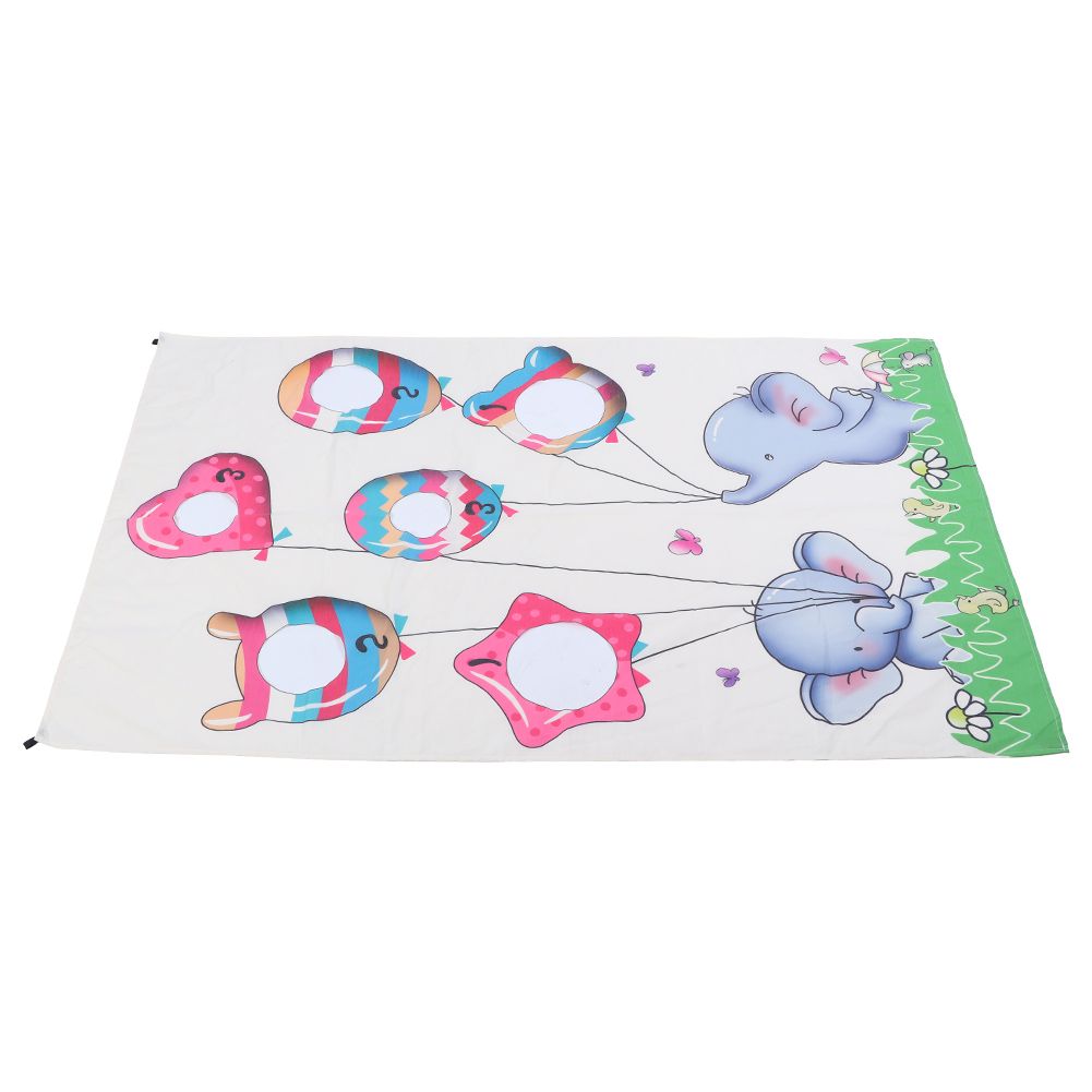Children's indoor throwing game set with sandbag targets, suitable for kids and family fun, by Everything Baby.
