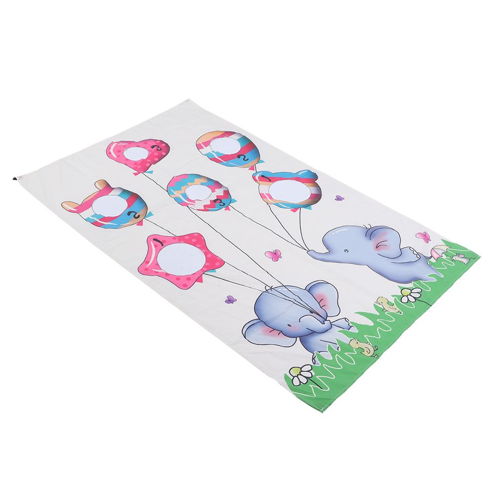 Indoor throwing game set with sandbag targets for children and adults, perfect for family and party outdoor play activities.