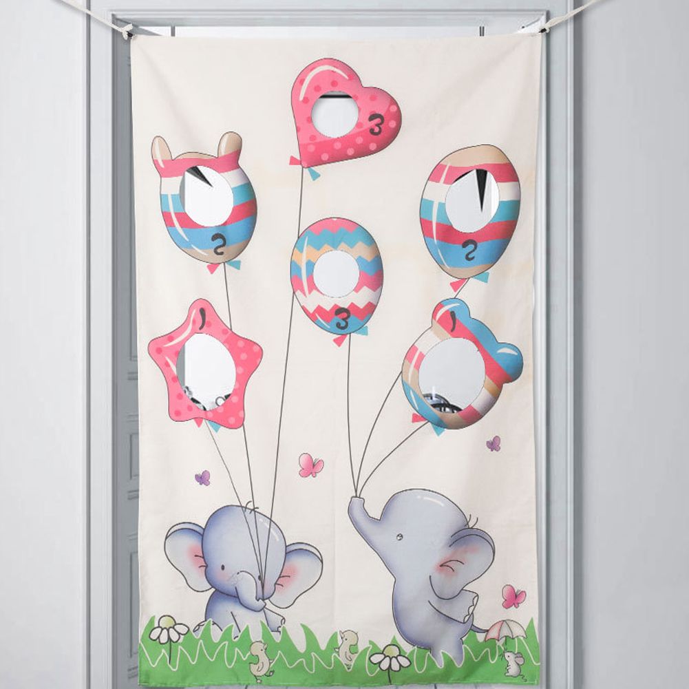 Indoor throwing game set with sandbag targets for children and families, designed for fun indoor outdoor play activities.