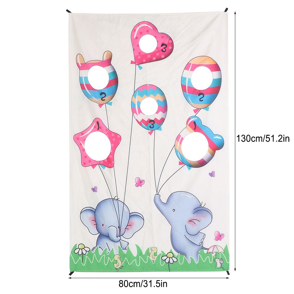 Indoor throwing game set for children featuring sandbag targets, suitable for kids and family fun, by Everything Baby.