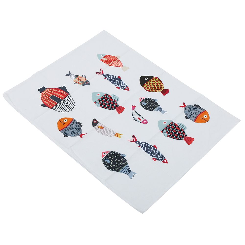Baby and kids themed 45x60cm tablecloth featuring colorful patterns, ideal for dining and photography props, by Everything Baby.