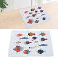Baby & Kids dining tablecloth in 45x60cm made by Everything Baby, featuring a soft fabric with subtle decorative patterns.