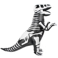 Inflatable dinosaur costume for kids, designed for Halloween, festivals, and parties, featuring bright colors and playful dinosaur details.