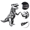 Kids wearing inflatable dinosaur costumes for Halloween, pretend play outfit by Everything Baby, suitable for parties and festivals.