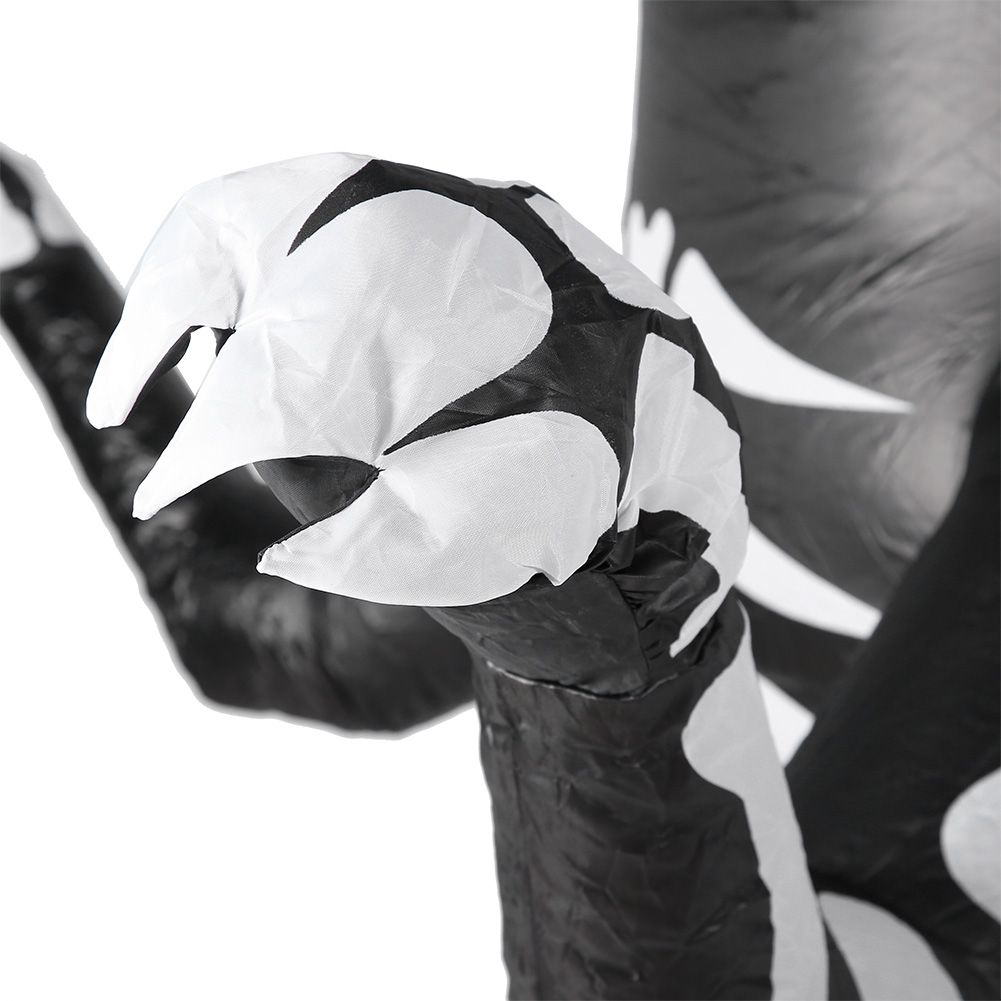 Kids wearing dinosaur inflatable costume for Halloween or parties, designed for pretend play and festive dress-up.