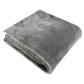 Gray hooded fleece blanket hoodie for kids, featuring a cozy oversized design with a front pocket, from Everything Baby.