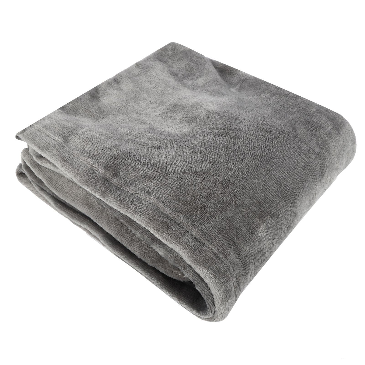 Gray hooded fleece blanket hoodie for kids, featuring a cozy oversized design with a front pocket, from Everything Baby.