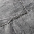 Gray oversized fleece hooded blanket hoodie with pocket, warm sleepwear for girls from Everything Baby, suitable for kids.