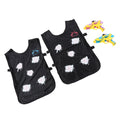 Color-changing water gun and vest toy set for kids, outdoor play equipment by Everything Baby, featuring two water guns and vests.