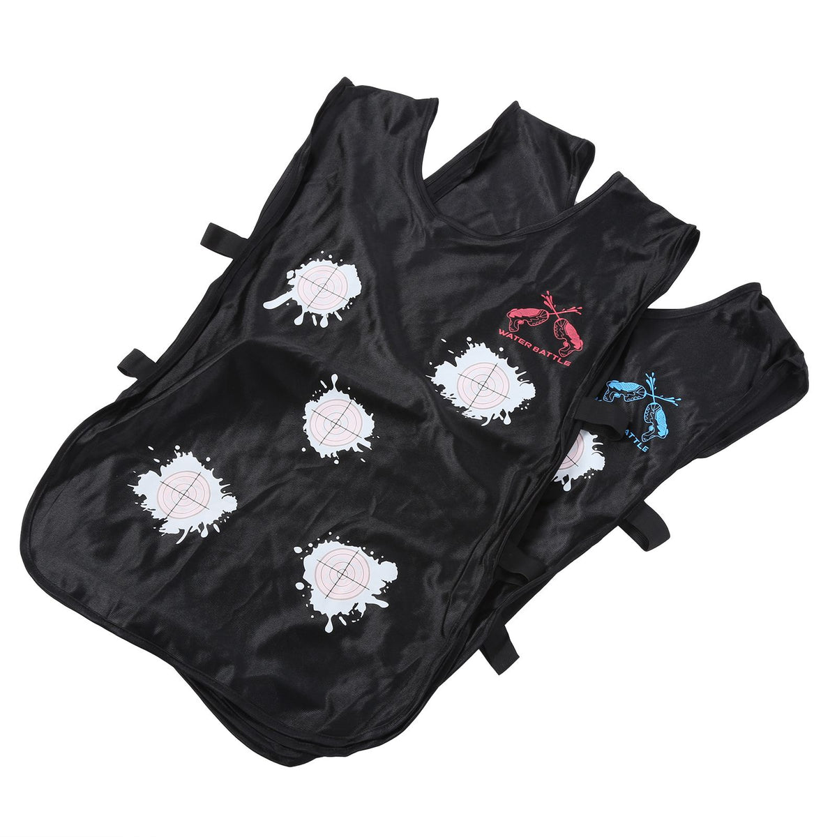 Color changing water gun and vest toy set for kids, outdoor play equipment by Everything Baby, featuring two water guns and vests.
