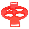 Reusable red egg mold and pancake maker from Everything Baby, non-stick cooking utensil for fun, easy egg and pancake shapes.