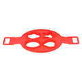 Reusable red non-stick egg mold for pancakes and eggs, ideal for kids and baby feeding, by Everything Baby.