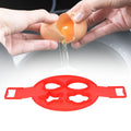 Reusable red egg mold and pancake maker from Everything Baby, non-stick cooking utensil for easy egg and pancake shaping.