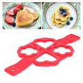 Reusable egg mold by Everything Baby, red non-stick pancake and egg maker for kids, perfect for fun breakfast cooking.
