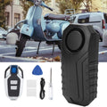 Black anti-theft alarm with vibration alert for bicycles, electric scooters, motorcycles, and home use by Everything Baby.