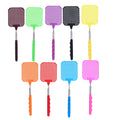Mini fly swatter set with retractable stainless steel rods, perfect for outdoor play, camping, and home use by kids.