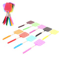 Mini fly swatter set with retractable stainless steel rods, ideal for outdoor play and camping, designed for kids and families.