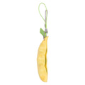Edamame squeeze toy keychain from Everything Baby, stress-relief decompression toy, colorful and soft for kids and adults.