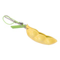 Edamame squeeze toy keychain pendant for stress relief, colorful and soft, ideal for adults and kids, from Everything Baby.