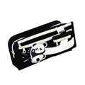 Large capacity panda pattern pencil case by Everything Baby with multiple compartments, made of durable Oxford cloth for school and office.