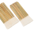Set of 6 pottery glaze brushes by Everything Baby, professional paint brushes for artists, students, kids, and adults.