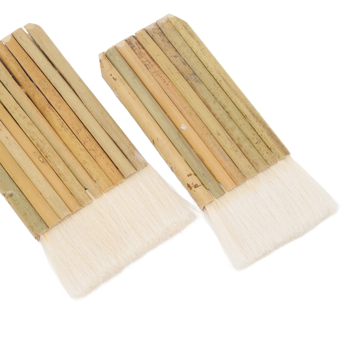Set of 6 pottery glaze brushes by Everything Baby, professional paint brushes for artists, students, kids, and adults.