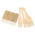 Set of 6 pottery glaze brushes by Everything Baby, professional paint brushes for artists, students, and kids' art projects.