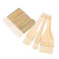 Set of 6 pottery glaze brushes from Everything Baby, ideal for artists, students, kids, and adults for painting and craft projects.