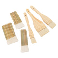 Set of 6 pottery glaze brushes from Everything Baby, professional paint brushes for artists, students, kids, and adults.
