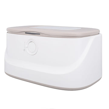 Baby Wipe Warmer Adjustable Temperature Large Capacity Wet Wipes Heater Dispenser with Night Light Gray