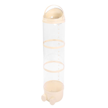 Stuffed Animal Storage Tube 130cm Large Capacity Transparent Plush Toy Display Bucket Organizer for Playroom Bedroom Yellow