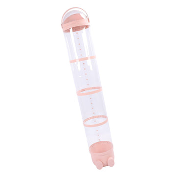 Stuffed Animal Storage Tube 162cm Large Capacity Plush Doll Storage Bucket Visible Toy Storage Bucket for Playroom Bedroom Rosy