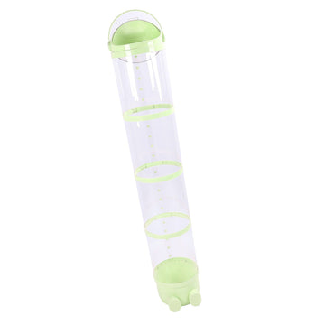 Large green plush stuffed animal storage tube, 162cm, for toy organization in playroom or bedroom, by Everything Baby.
