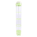 Large green plush stuffed animal storage tube for kids, 162cm, ideal for toy organization in playroom or bedroom.