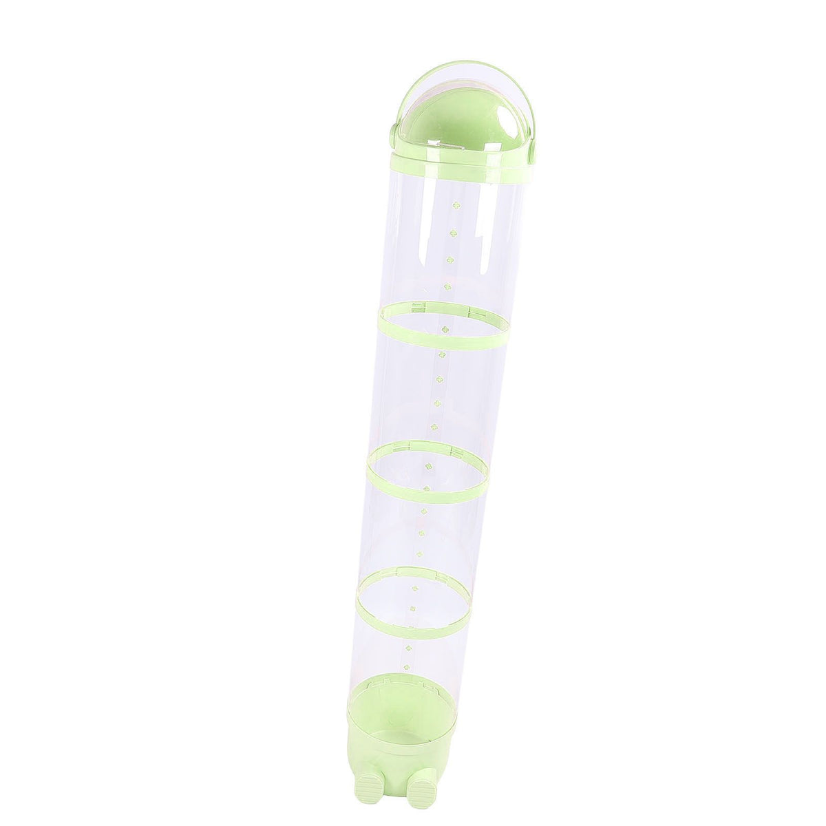 Large green plush stuffed animal storage tube, 162cm, for kids' toy organization in playroom or bedroom, by Everything Baby.