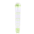 Large green plush stuffed animal storage tube, 162cm, for toy organization in playroom or bedroom, by Everything Baby.