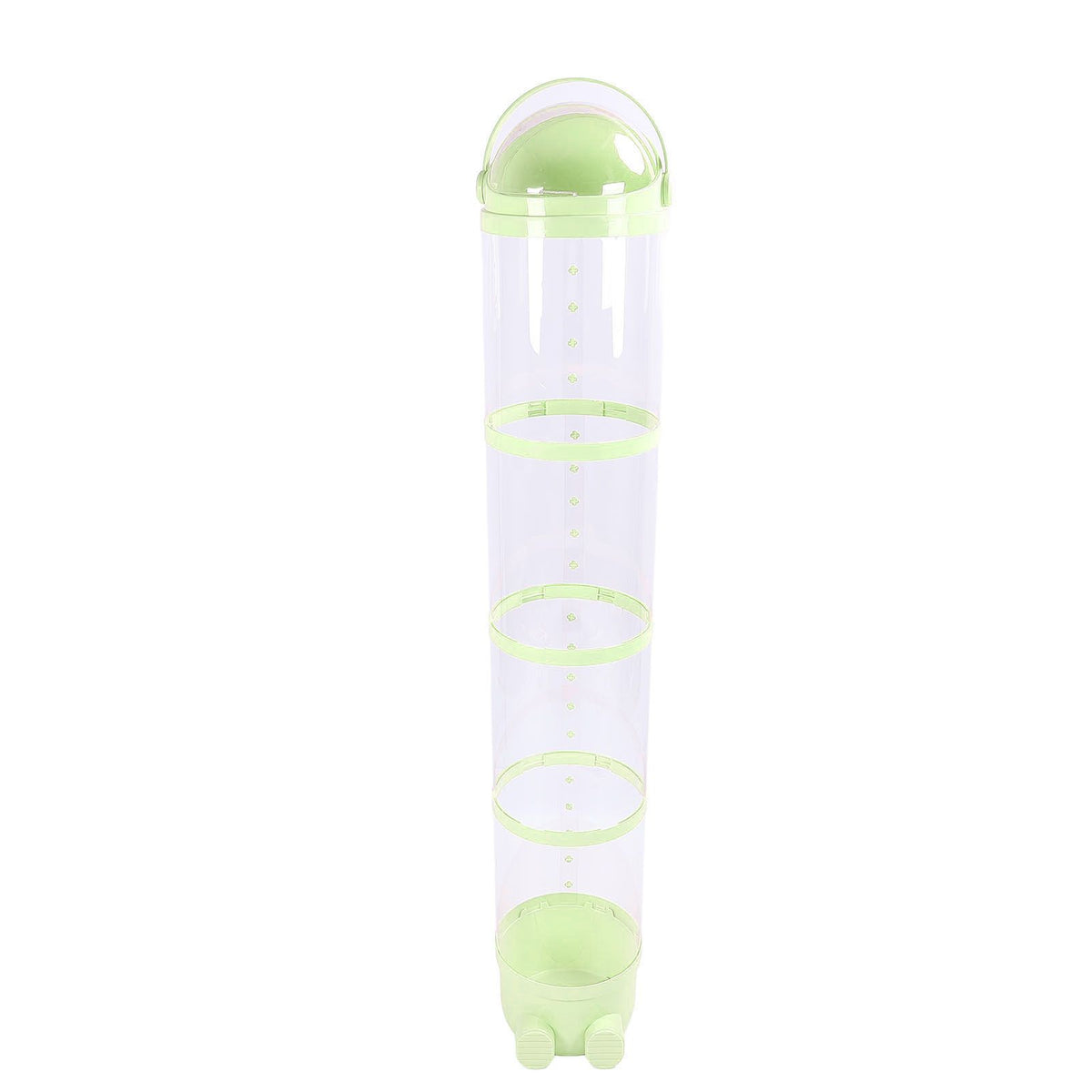 Large green plush stuffed animal storage tube, 162cm, for toy organization in playroom or bedroom, by Everything Baby.
