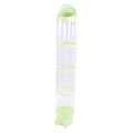Large green plush stuffed animal storage tube, 162cm tall, with spacious capacity for toys, ideal for kids' playroom or bedroom storage.