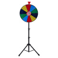 Erasable prize wheel with stable stand for kids' outdoor games, suitable for parties and campus activities, by Everything Baby.