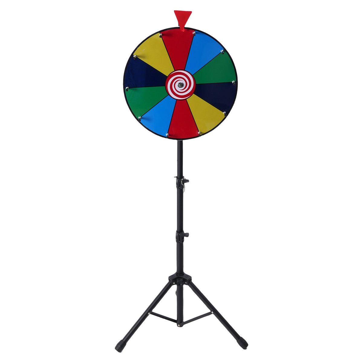 Erasable prize wheel with stable stand for kids' outdoor games, suitable for parties and campus activities, by Everything Baby.