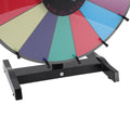 Aluminum alloy prize wheel for kids' outdoor game, featuring colorful sections and an erasable surface for interactive fun.