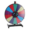 Aluminum alloy interactive prize wheel for kids' outdoor games, featuring colorful segments for event and party activities.